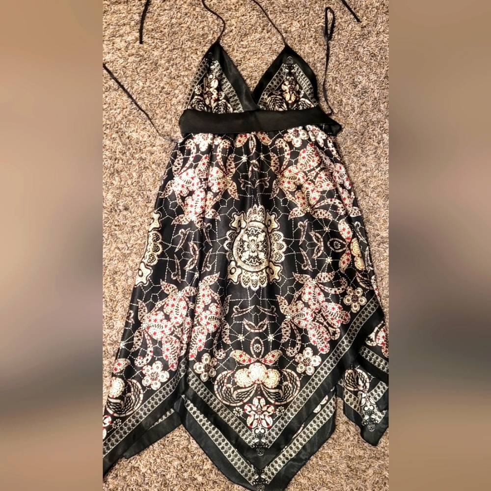 Beautiful High Low Staggering Bottom Dress